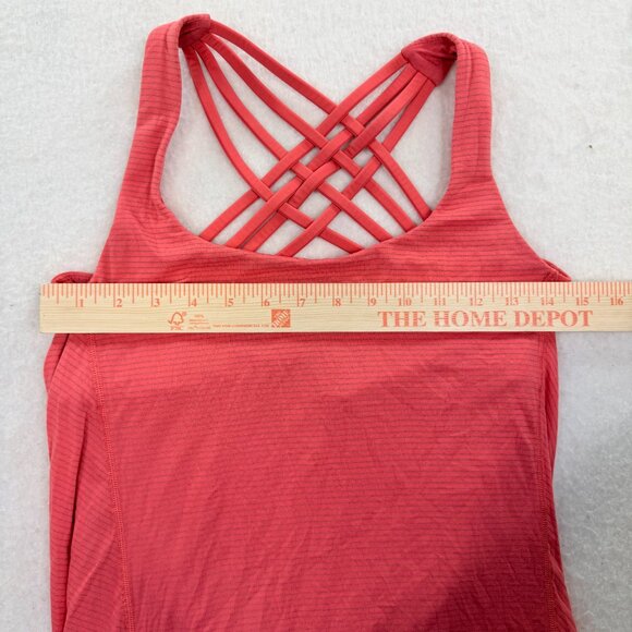 Lululemon Free to be Wild Strappy Tank Top Semi-Open Swoop Back Size 8 - Picture 7 of 7